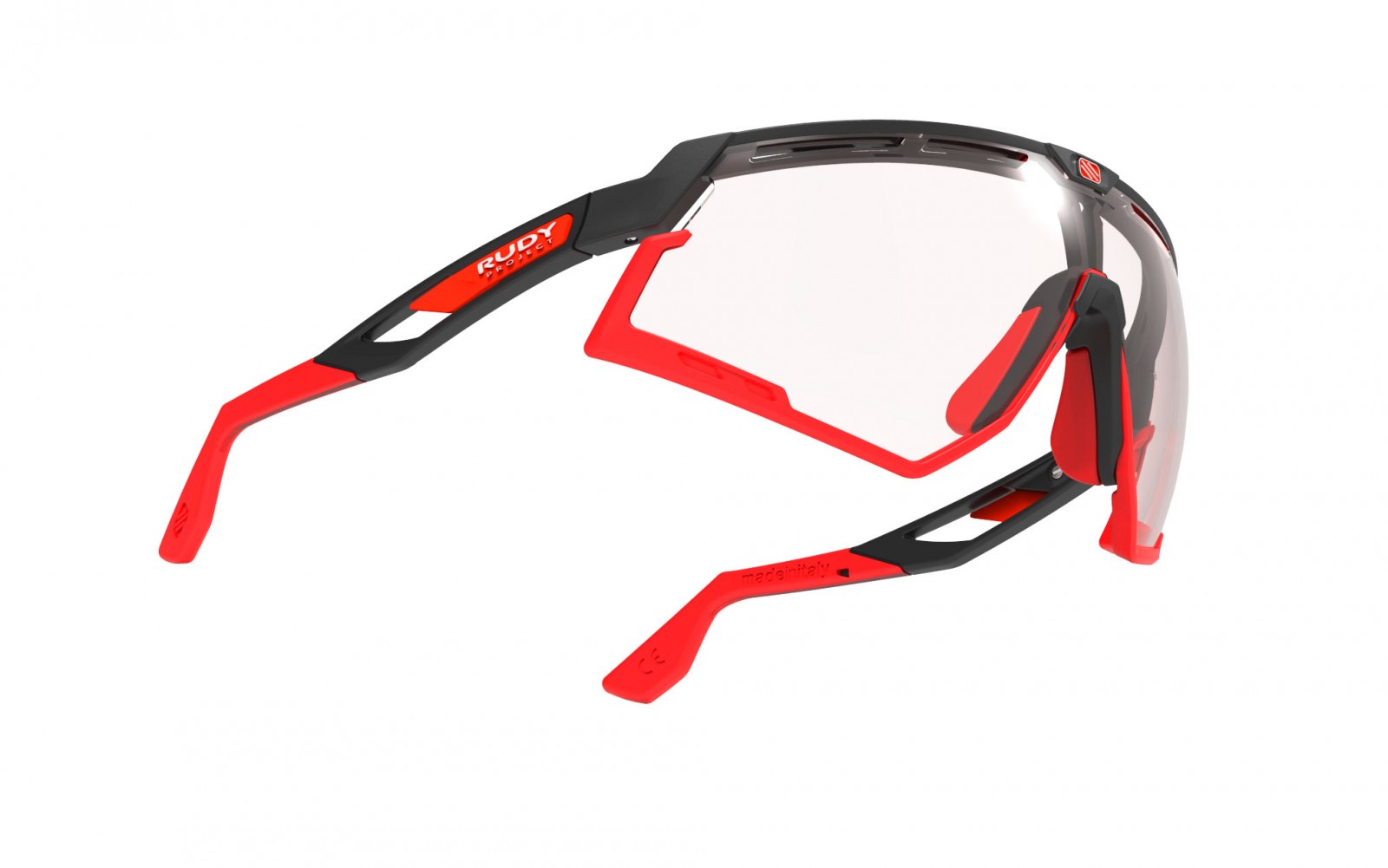 DEFENDER Black Matte / Bumpers Red Fluo / ImpactX Photochromic 2 Red